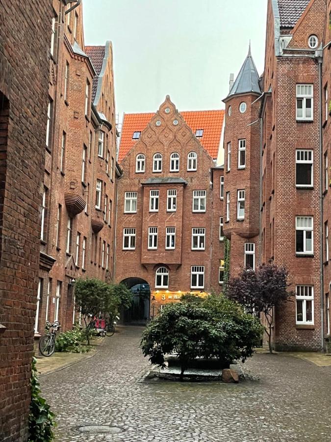 Ferienwohnung Burghofdrei Hygge & Zentral P-Platz Streaming Flensburg Exterior foto