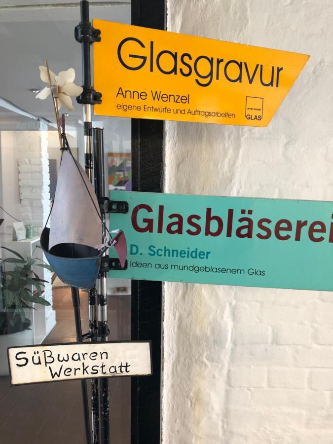 Ferienwohnung Burghofdrei Hygge & Zentral P-Platz Streaming Flensburg Exterior foto