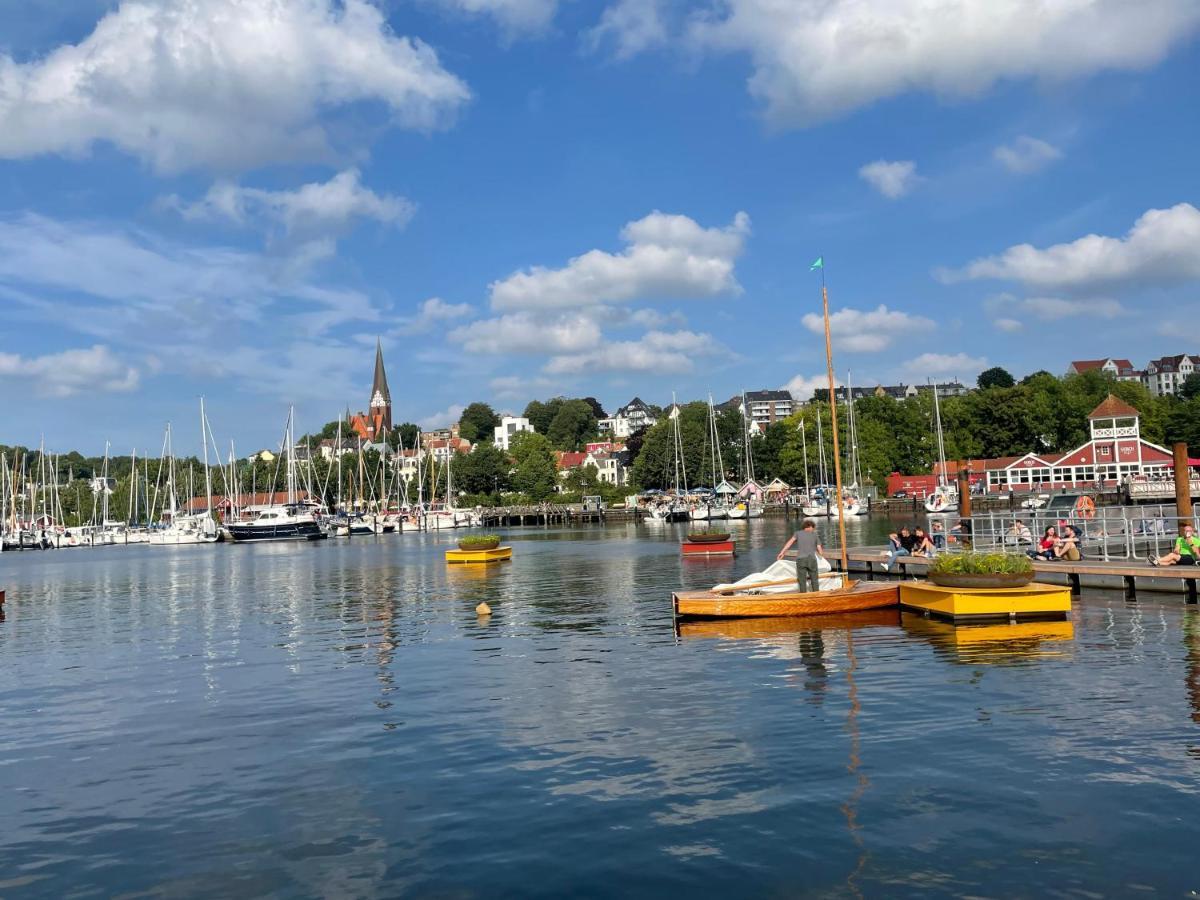 Ferienwohnung Burghofdrei Hygge & Zentral P-Platz Streaming Flensburg Exterior foto
