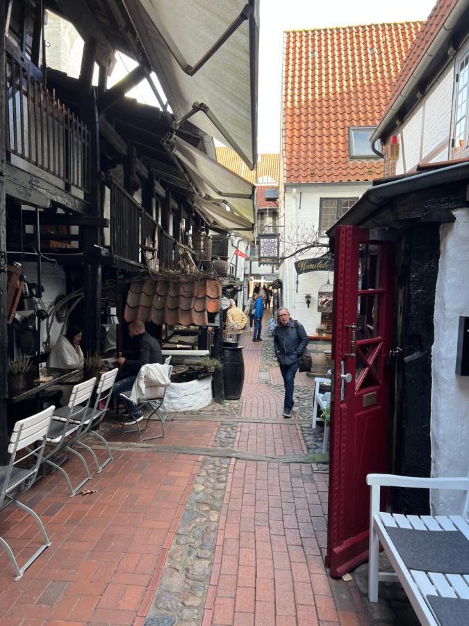 Ferienwohnung Burghofdrei Hygge & Zentral P-Platz Streaming Flensburg Exterior foto